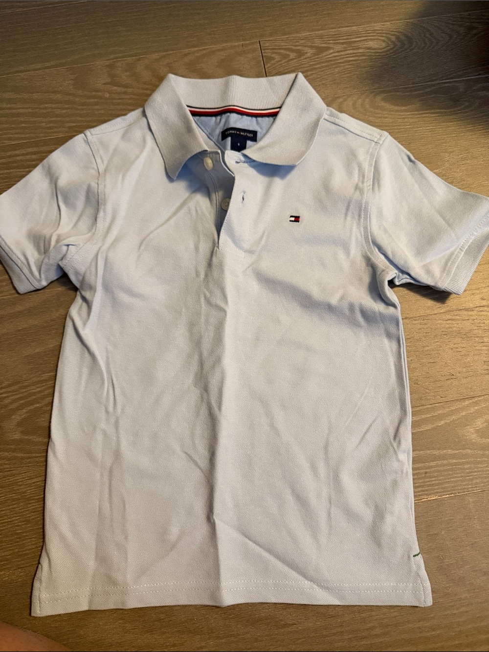 Tommy Hilfiger Light Blue Logo Polo for Kids
